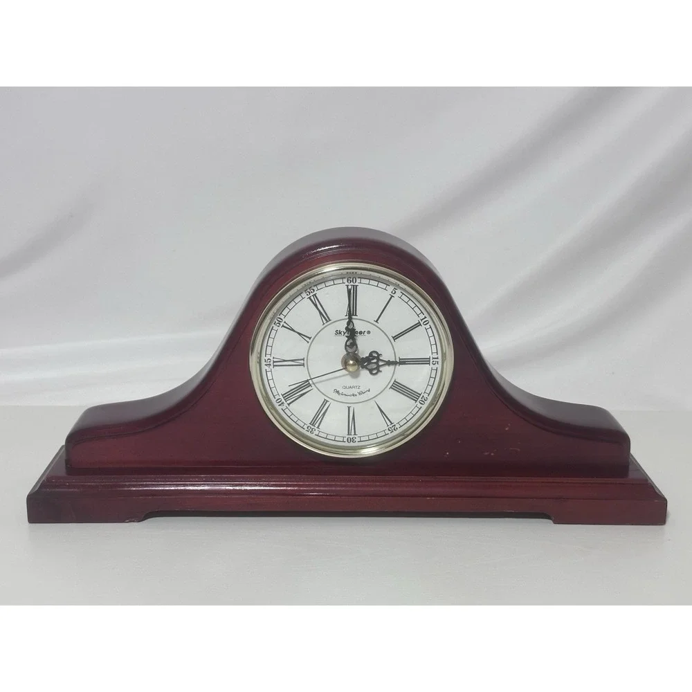 Beautiful Vintage Skytimer Quarts Mantel Clock Westminster Chime